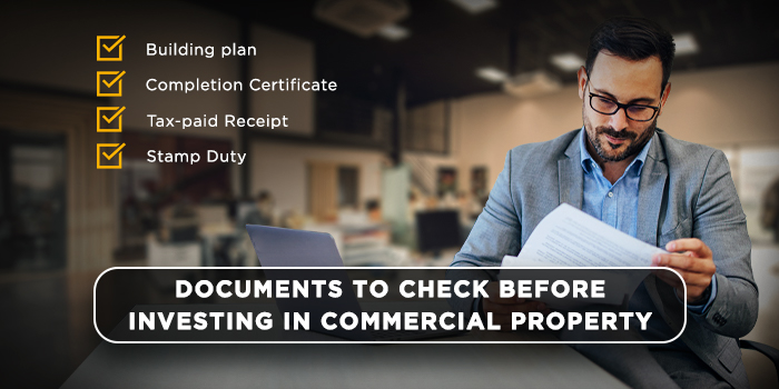 Documents to check before investing in commercial property