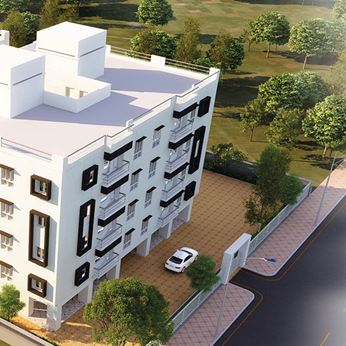 Ambey Green Residential Project in New Town, Kolkata